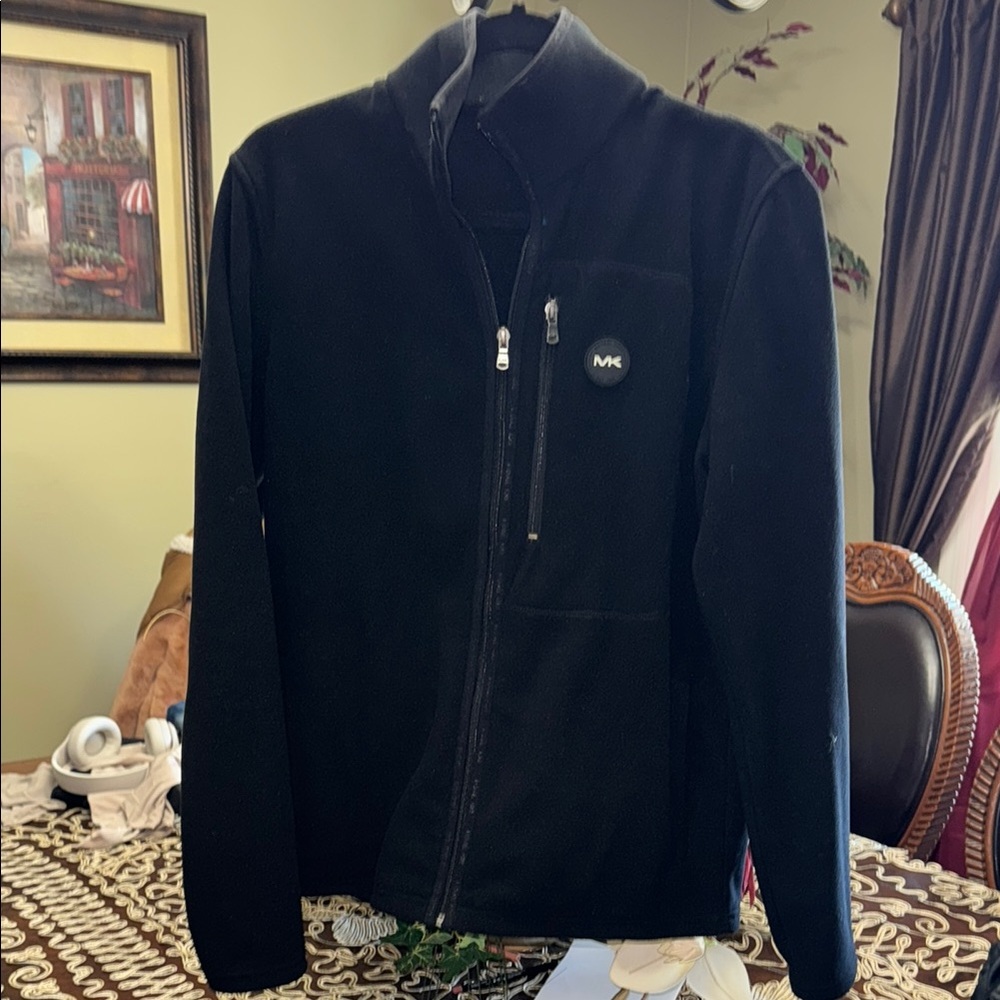 Michael Kors Women’s Black Zip-Up Sweater - Picture 1 of 3